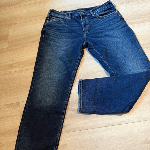 Men's Silver Jeans - EDDIE - Picture 1 of 4